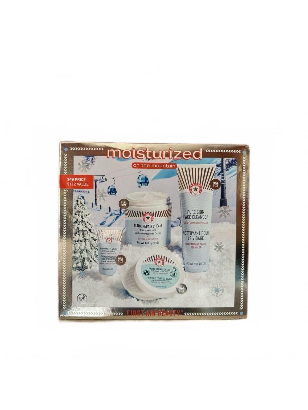 First Aid Beauty Moisturized On the Mountain 4 Piece Set New in Box